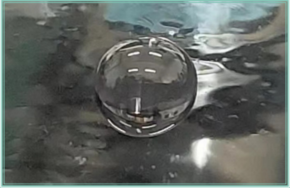 超疏水防冰效果展示